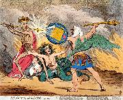 James Gillray Sin, Death and the Devil oil painting